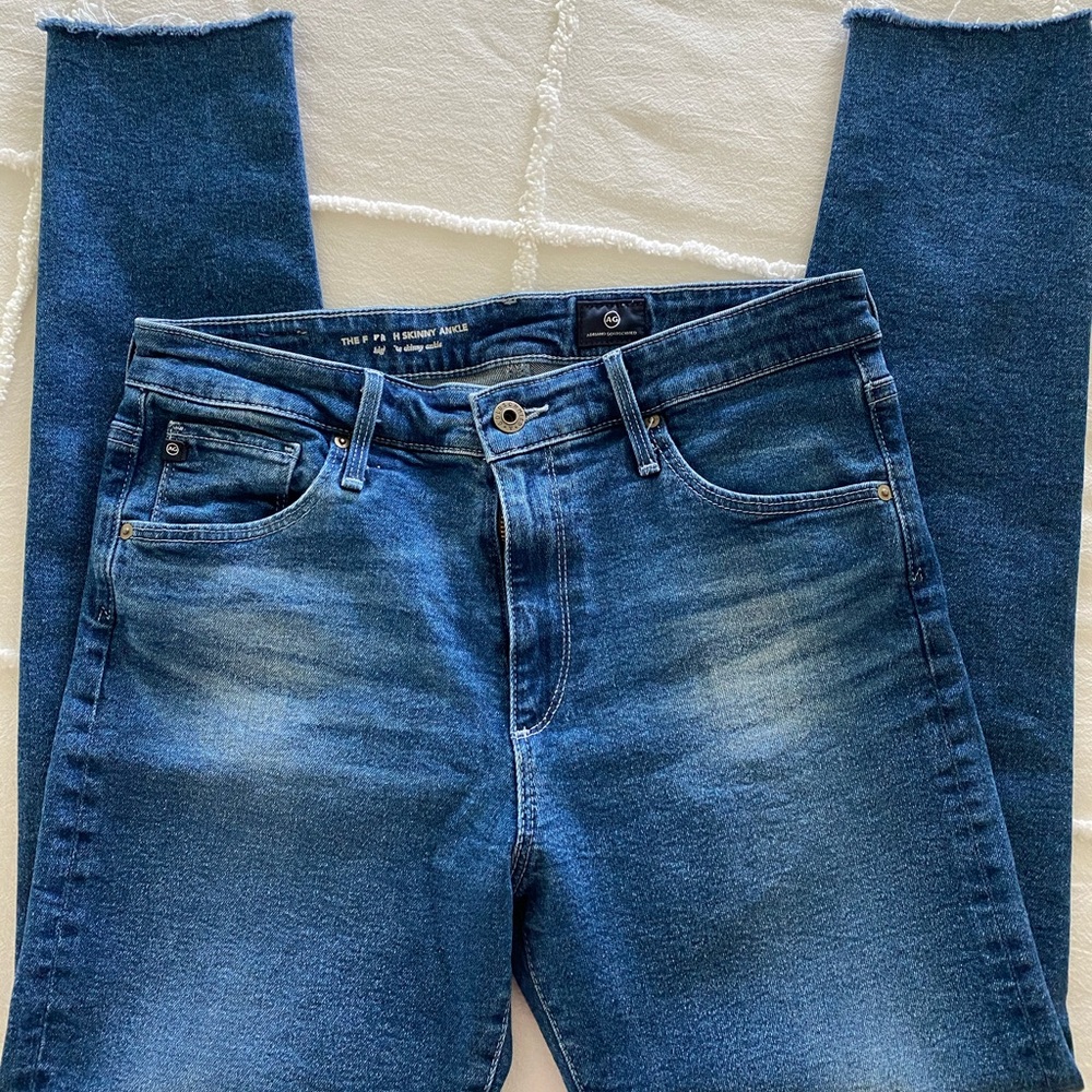 The Farrah Skinny Ankle High Rise AG Jeans